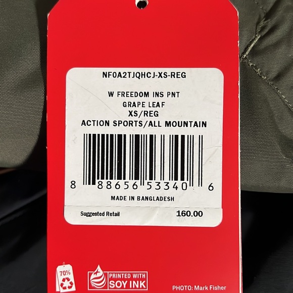 Womens snow pants. NWT north face - Picture 2 of 2